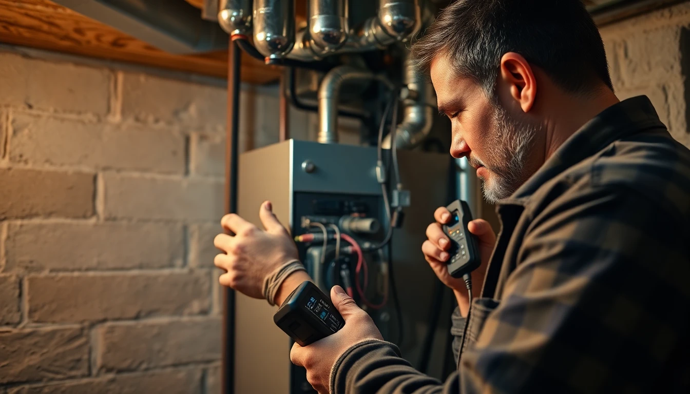 Heating system repair